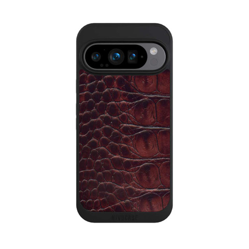 Google Pixel 9 Pro NIVOpure Cuir de Crocodile