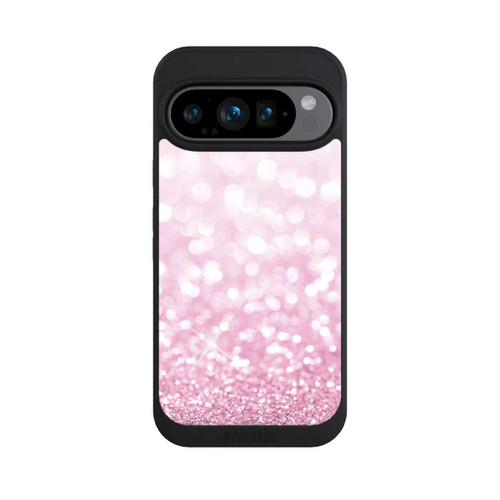 Google Pixel 9 Pro NIVOpure Pluie de paillettes roses look