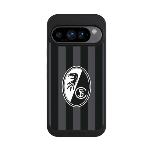 Google Pixel 9 Pro NIVOpure SC Freiburg - Grau Gestreift