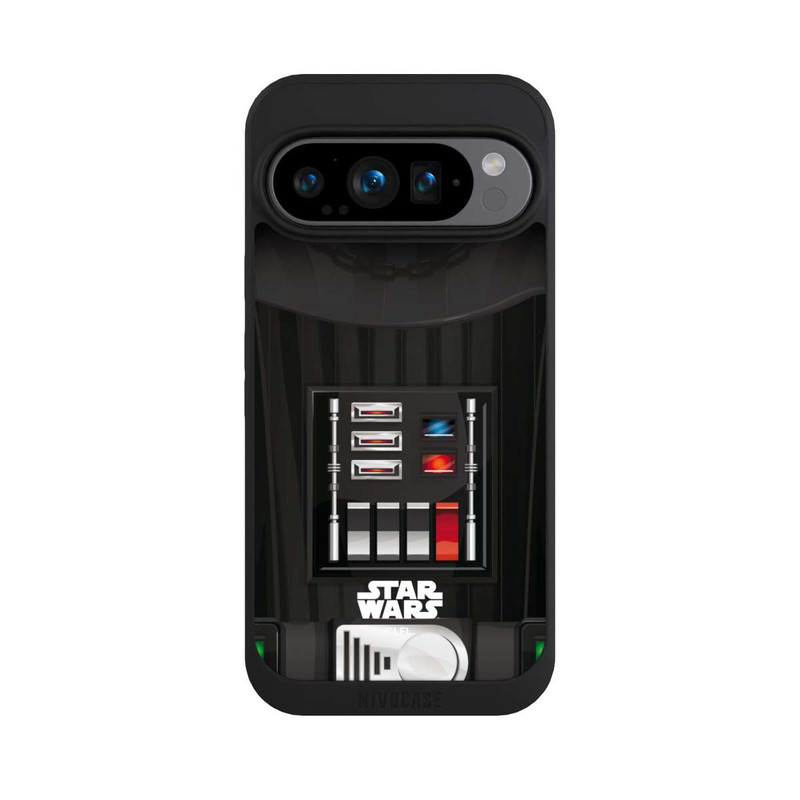 Pixel 9 Pro NIVOpure Gros plan sur Dark Vador