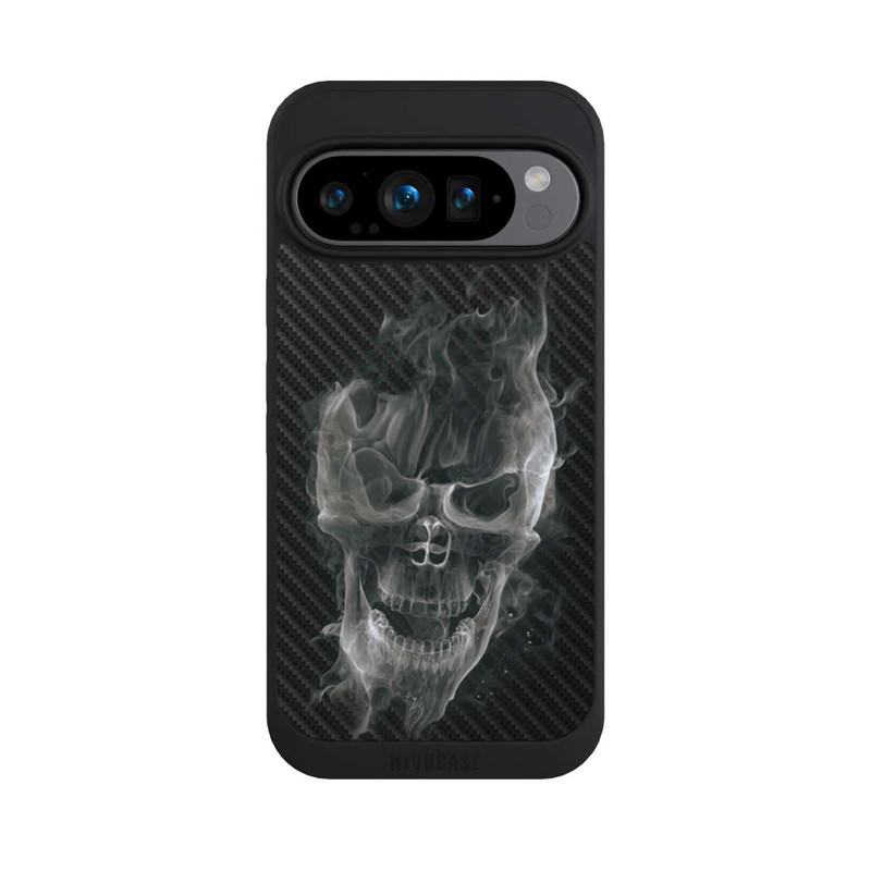 Pixel 9 Pro NIVOpure Crâne Fumée Carbone