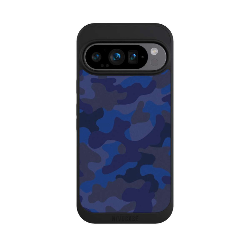 Pixel 9 Pro NIVOpure Camouflage Marineblau