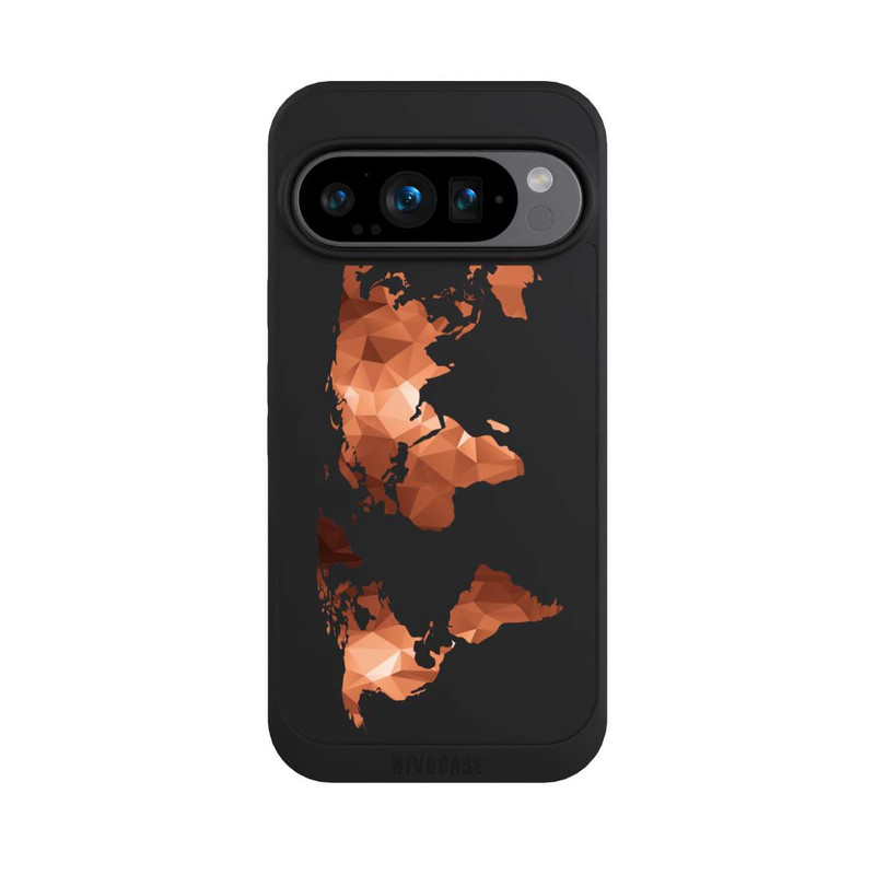 Pixel 9 Pro NIVOpure Worldmap Triangle ohne Hintergrund