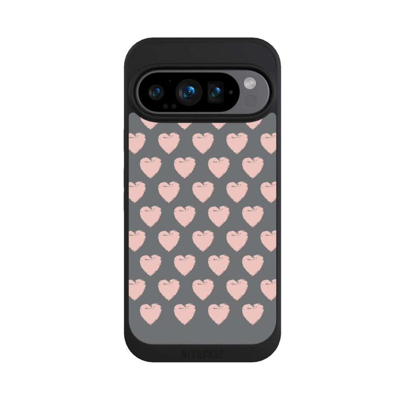 Pixel 9 Pro NIVOpure Herzmuster Rosa