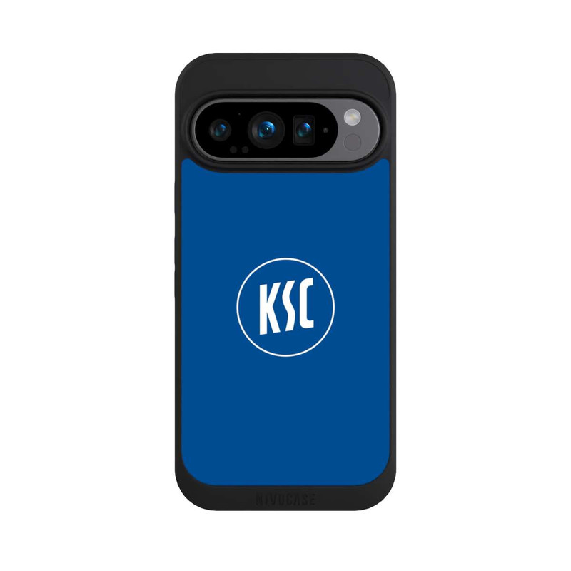 Pixel 9 Pro NIVOpure KSC Logo auf Blau