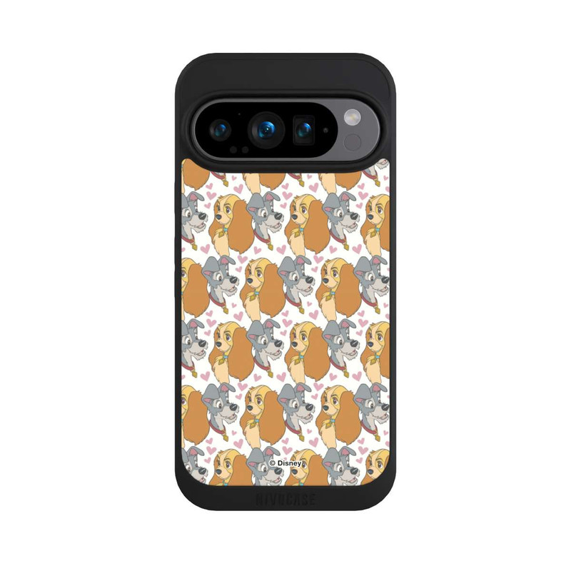 Pixel 9 Pro NIVOpure Susi und Strolch Muster Herzen