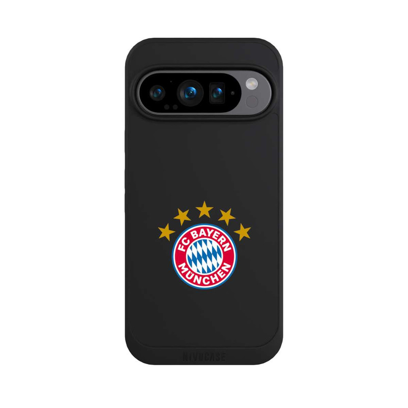 Pixel 9 Pro NIVOpure Logo FCB avec Étoiles - sans Fond
