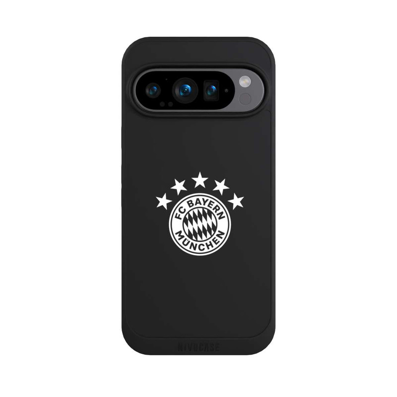 Pixel 9 Pro NIVOpure FCB Logo einfarbig mit Sternen - ohne Hintergrund