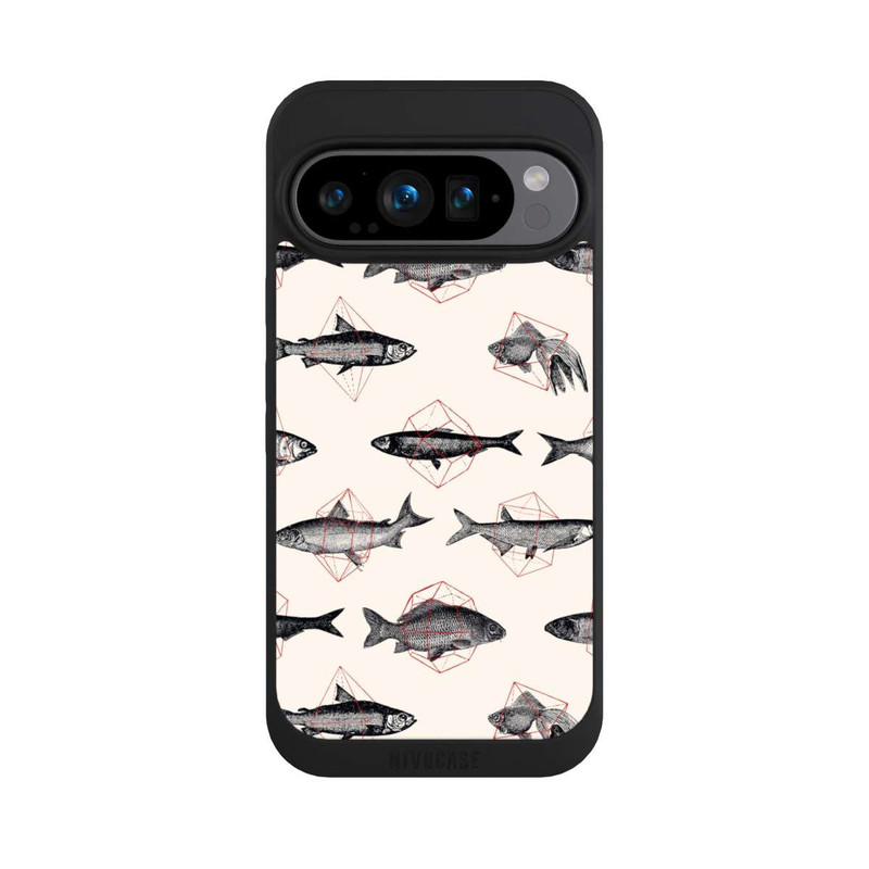 Pixel 9 Pro NIVOpure Fische in Geometrie