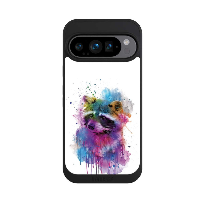 Pixel 9 Pro NIVOpure Glücklicher Waschbär