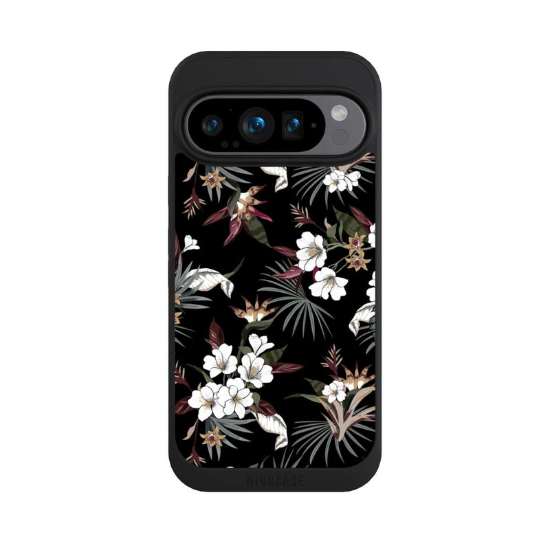 Pixel 9 Pro NIVOpure Flowers Black