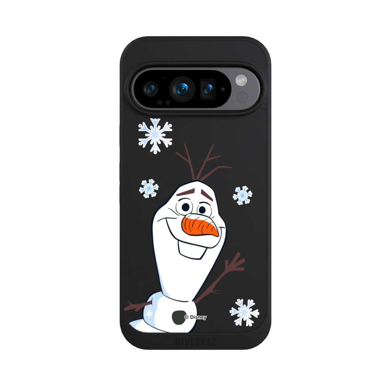 Pixel 9 Pro NIVOpure Disney Eiskönigin Olaf waving closeup