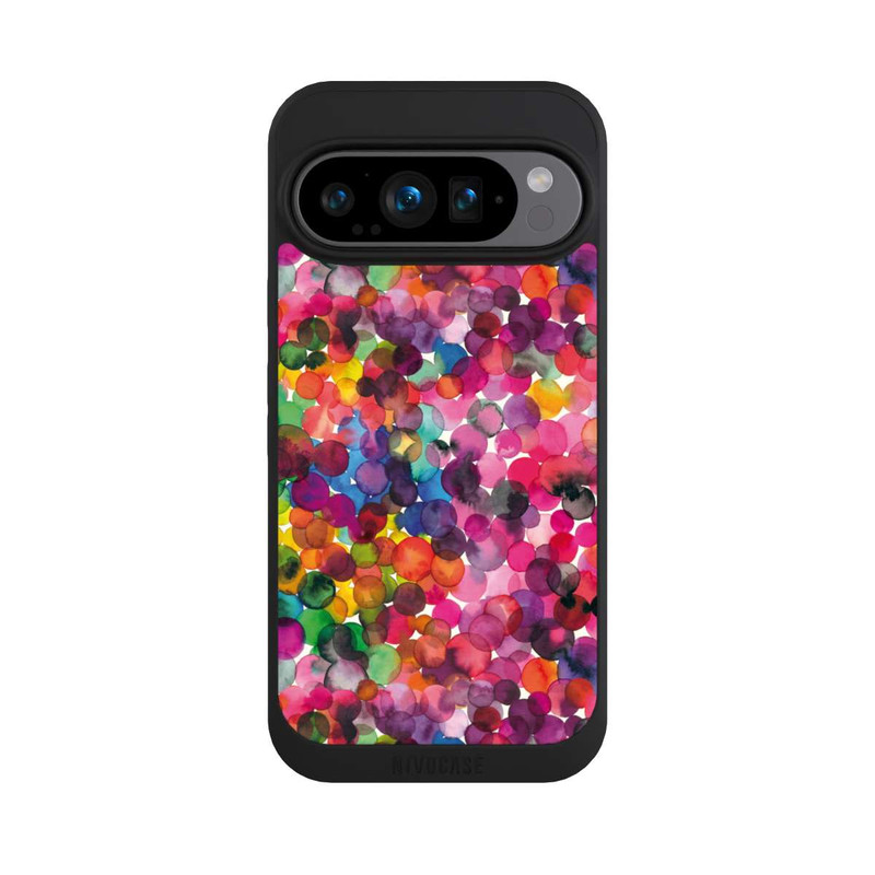 Pixel 9 Pro NIVOpure Überlappende Aquarellpunkte