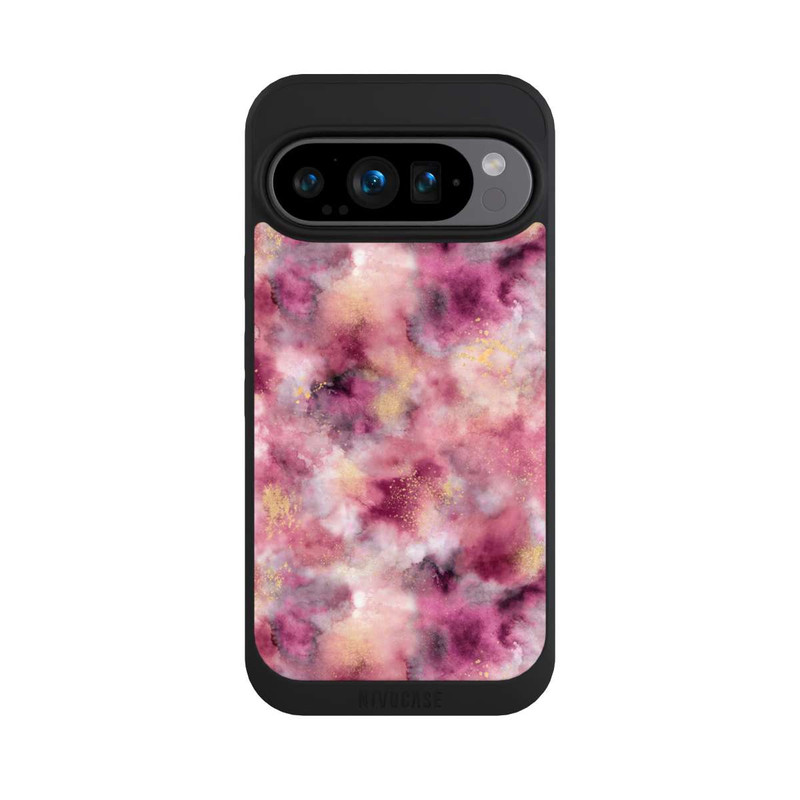 Pixel 9 Pro NIVOpure Rauchiges Marmoraquarell rosa