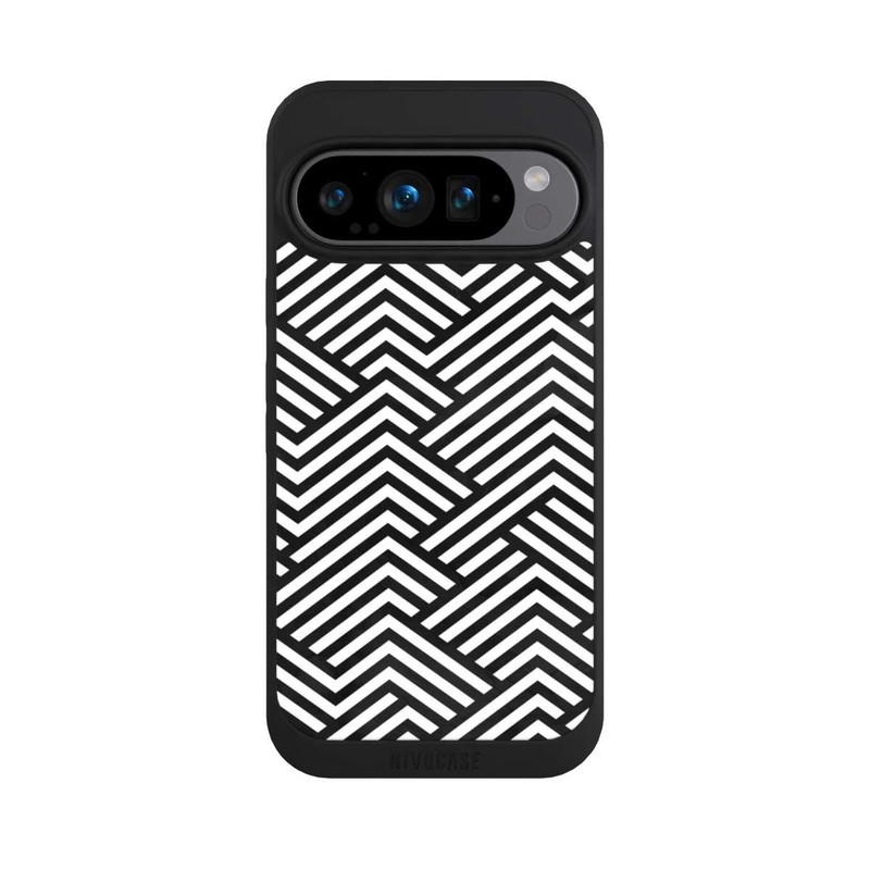 Pixel 9 Pro NIVOpure Schwarz und Weiß ZigZag
