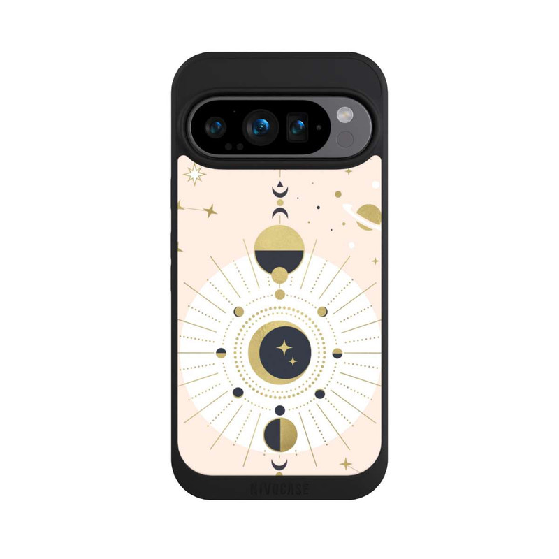 Pixel 9 Pro NIVOpure Abstrakter Rose-Gold-Look