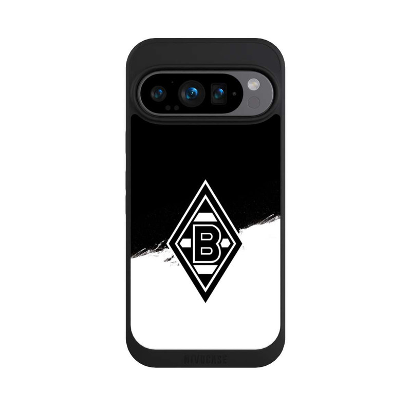 Pixel 9 Pro NIVOpure Borussia Scratch Schwarz-Weiss