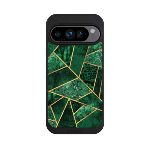 Google Pixel 9 Pro NIVOpure Tief Smaragdgrün Golddruck