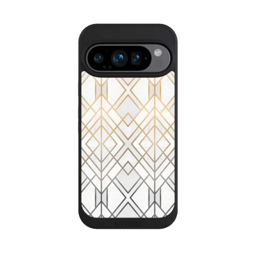 Google Pixel 9 Pro NIVOpure Gold and Grey Geo Print