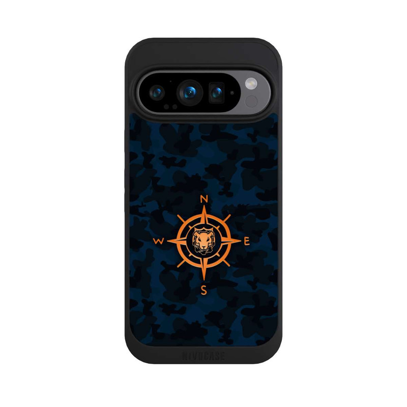 Pixel 9 Pro NIVOpure Kompass Camo Blau