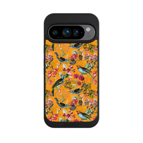 Google Pixel 9 Pro NIVOpure Tapete mit Vögeln und Blumen