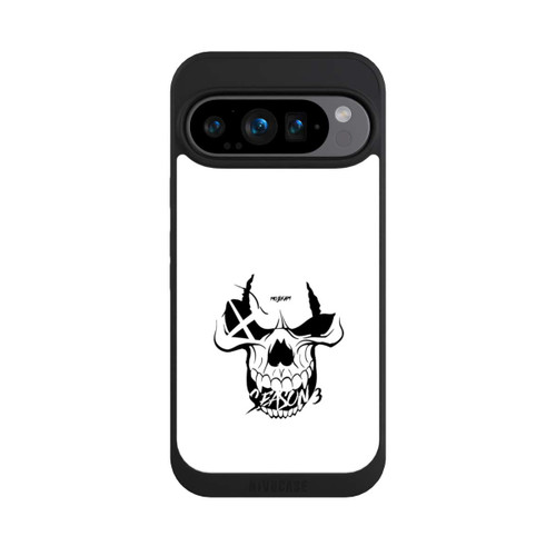 Google Pixel 9 Pro NIVOpure Schädel Weiß/Schwarz