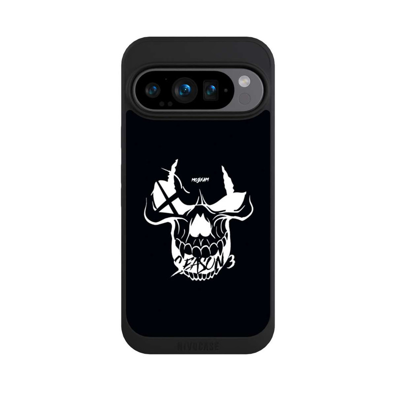 Pixel 9 Pro NIVOpure Schädel Schwarz/Weiß