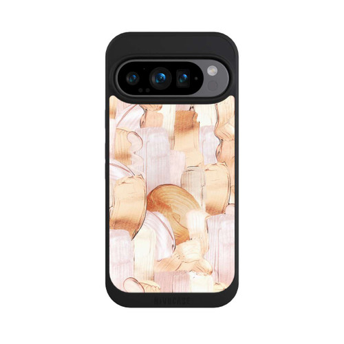 Google Pixel 9 Pro NIVOpure White/Gold Brush Pattern