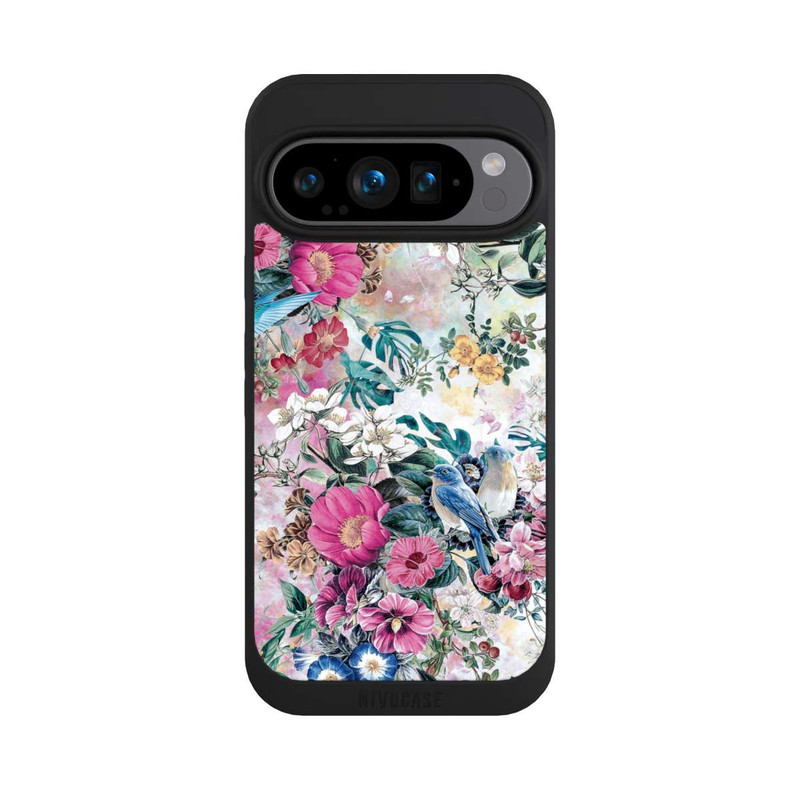 Pixel 9 Pro NIVOpure Vögel und Blumen