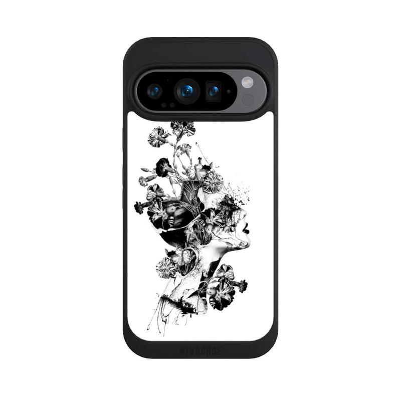 Pixel 9 Pro NIVOpure Gebrochen Schwarz/Weiß