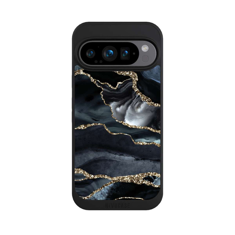 Pixel 9 Pro NIVOpure Or marbré foncé Aspect pailleté