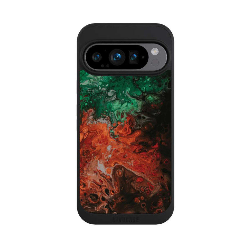Pixel 9 Pro NIVOpure Bunte Öltextur
