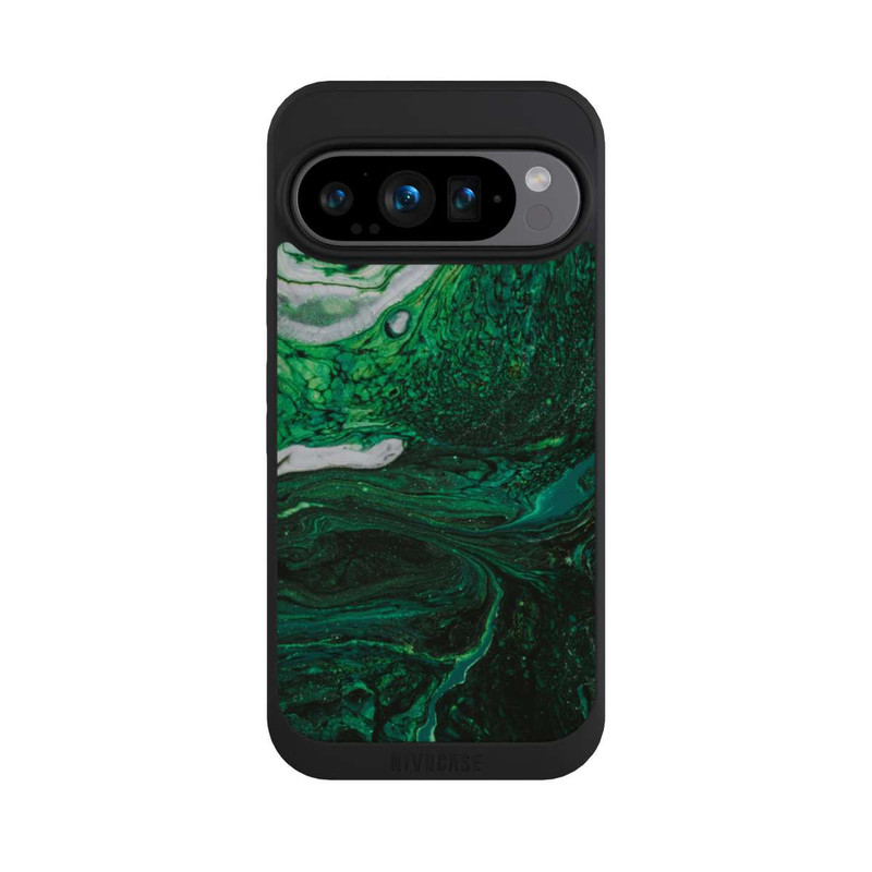 Pixel 9 Pro NIVOpure Green oil texture