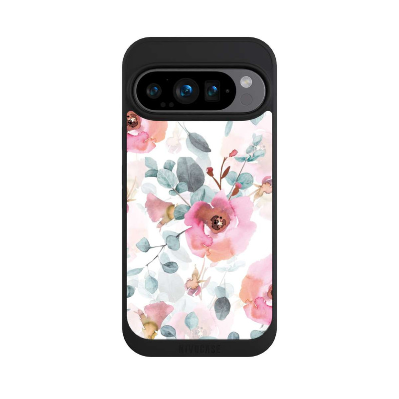 Pixel 9 Pro NIVOpure Aquarell Blumentapete