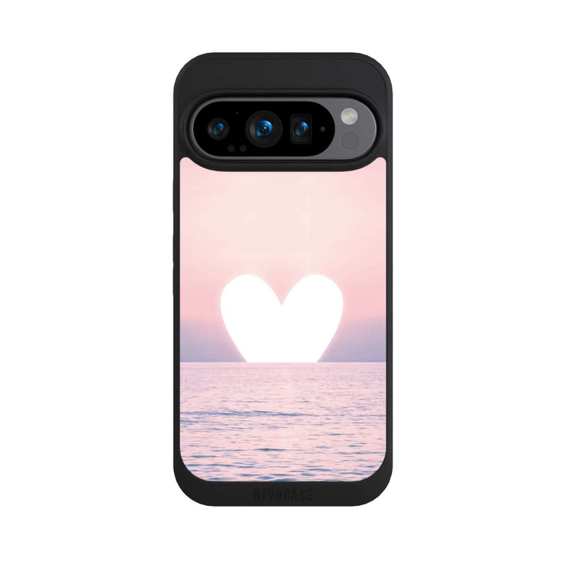Pixel 9 Pro NIVOpure Herz-Sonnenuntergang