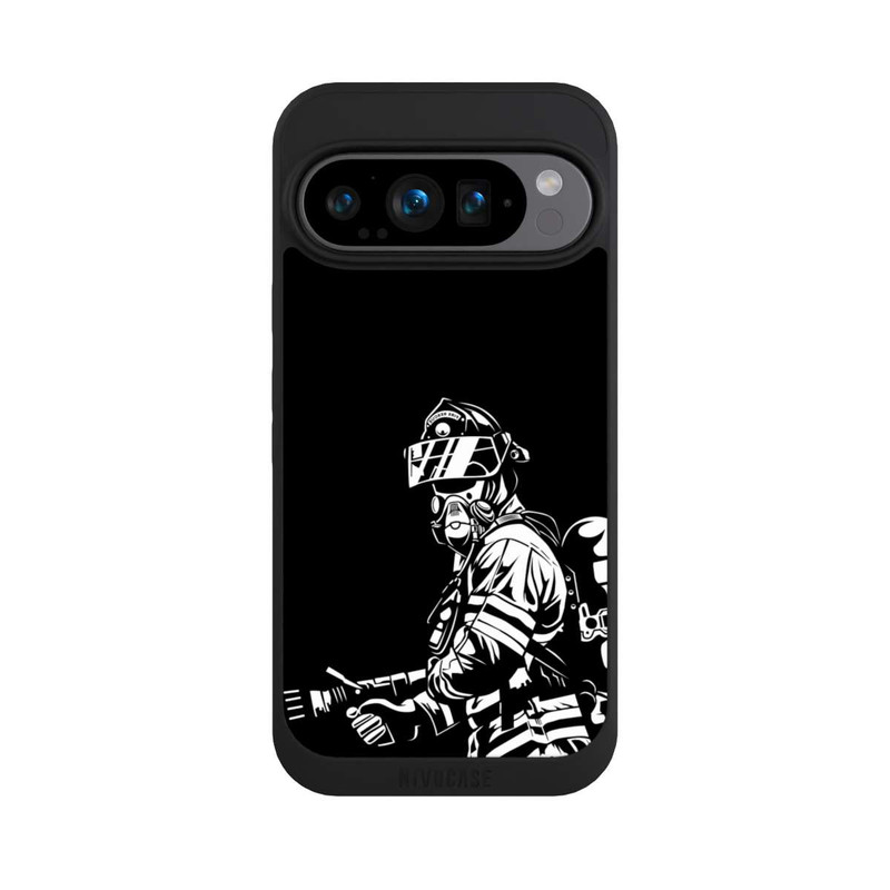Pixel 9 Pro NIVOpure Tapferer Feuerwehrmann