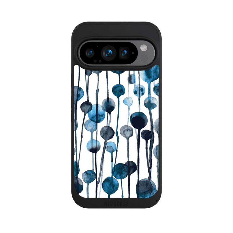 Pixel 9 Pro NIVOpure Tropfende Punkte blau
