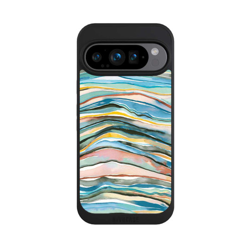 Google Pixel 9 Pro NIVOpure Achatschichten Aquarellblau