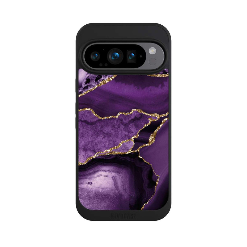 Pixel 9 Pro NIVOpure Lila Marmor Landschaft