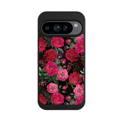 Google Pixel 9 Pro NIVOpure Pink and Red Flowers