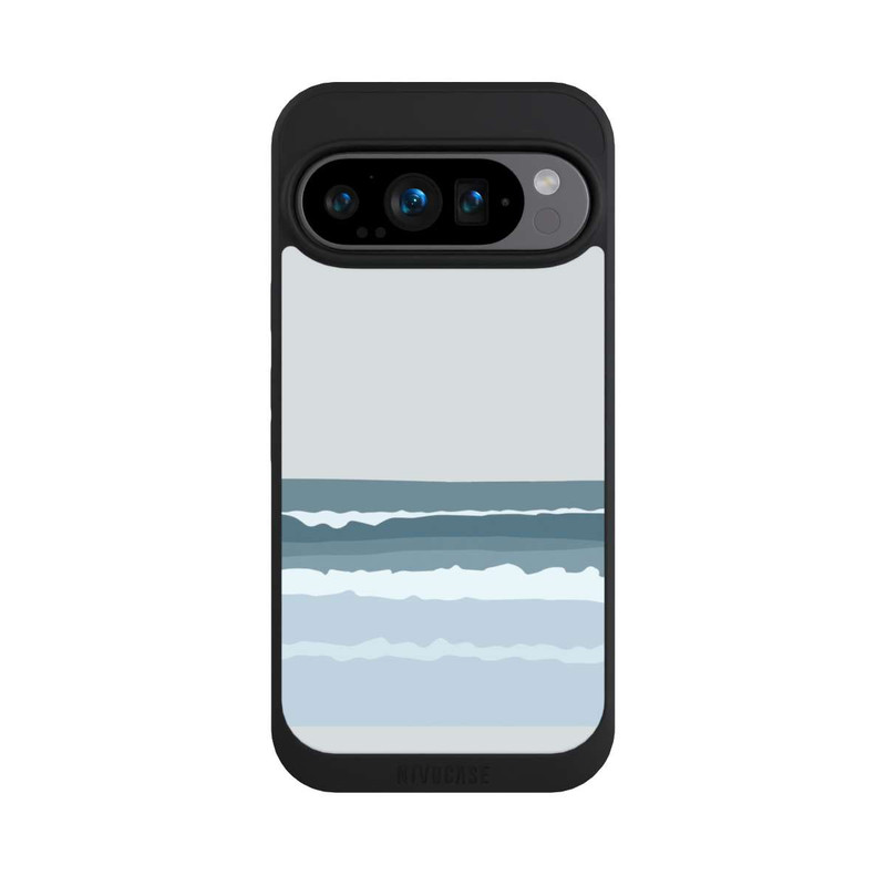 Pixel 9 Pro NIVOpure Abstrakte blaue Wellen
