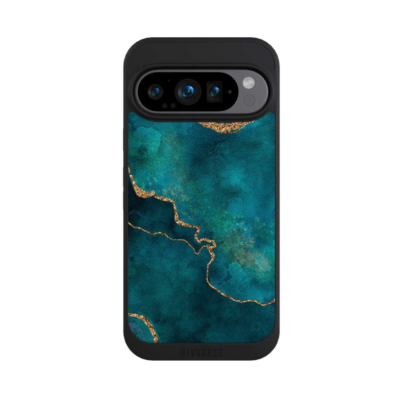 Pixel 9 Pro NIVOpure Edelstein glänzend aquamarin
