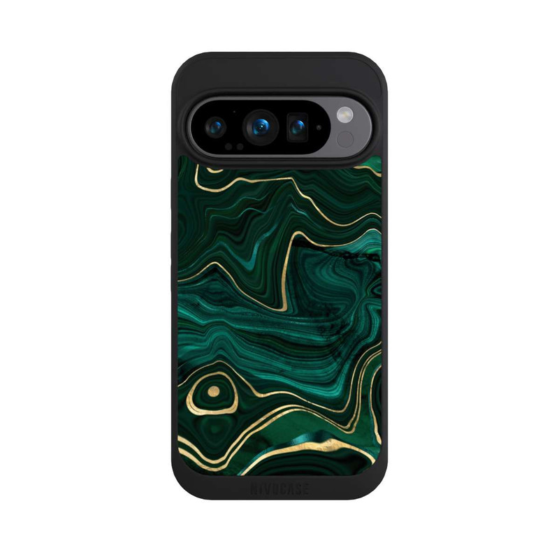 Pixel 9 Pro NIVOpure Malachit Golddruck