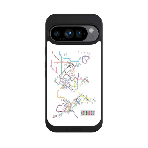 Google Pixel 9 Pro NIVOpure Metro-Weltkarte