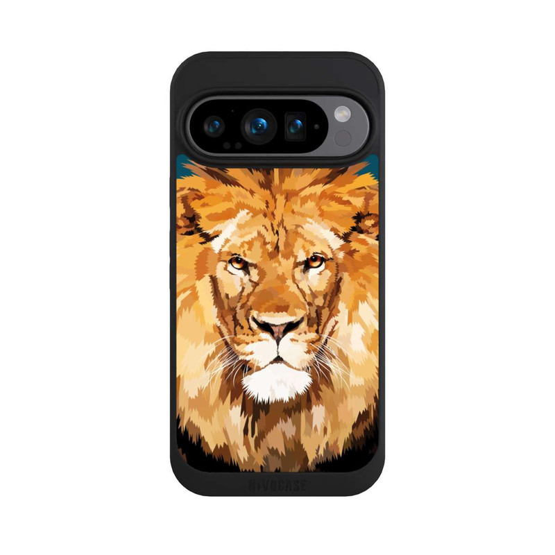 Pixel 9 Pro NIVOpure Löwe Nahaufnahme