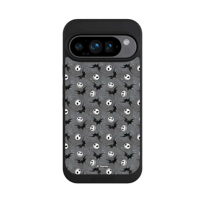 Pixel 9 Pro NIVOpure Jack Grey Pattern Tim Burtons Nightmare before Christmas