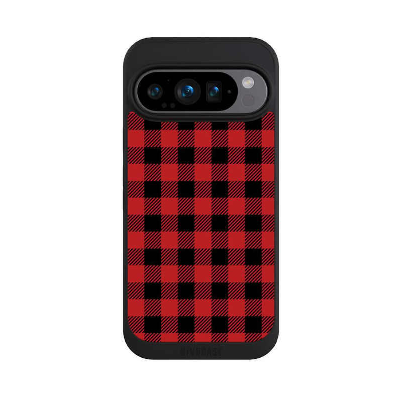Pixel 9 Pro NIVOpure Red Lumberjack Pattern