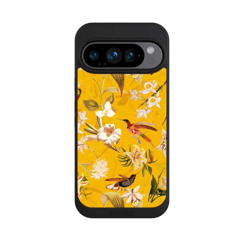 Pixel 9 Pro NIVOpure Kolibrimuster gelb