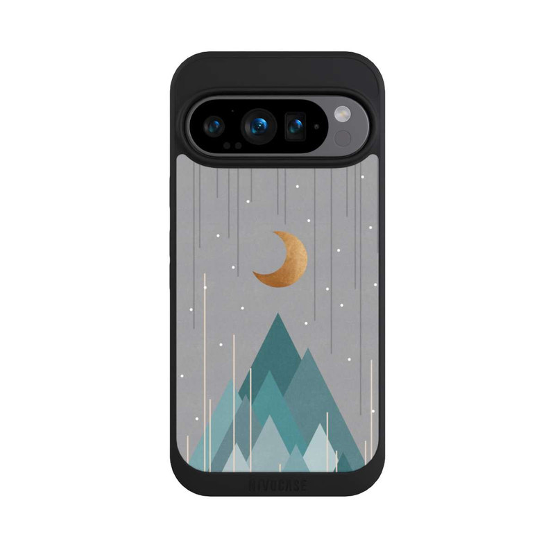 Pixel 9 Pro NIVOpure Mond & Berge Mintgrün