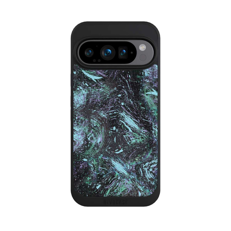 Pixel 9 Pro NIVOpure Abstrakt tropfender Staub lila